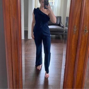 Navy Halston Jumpsuit